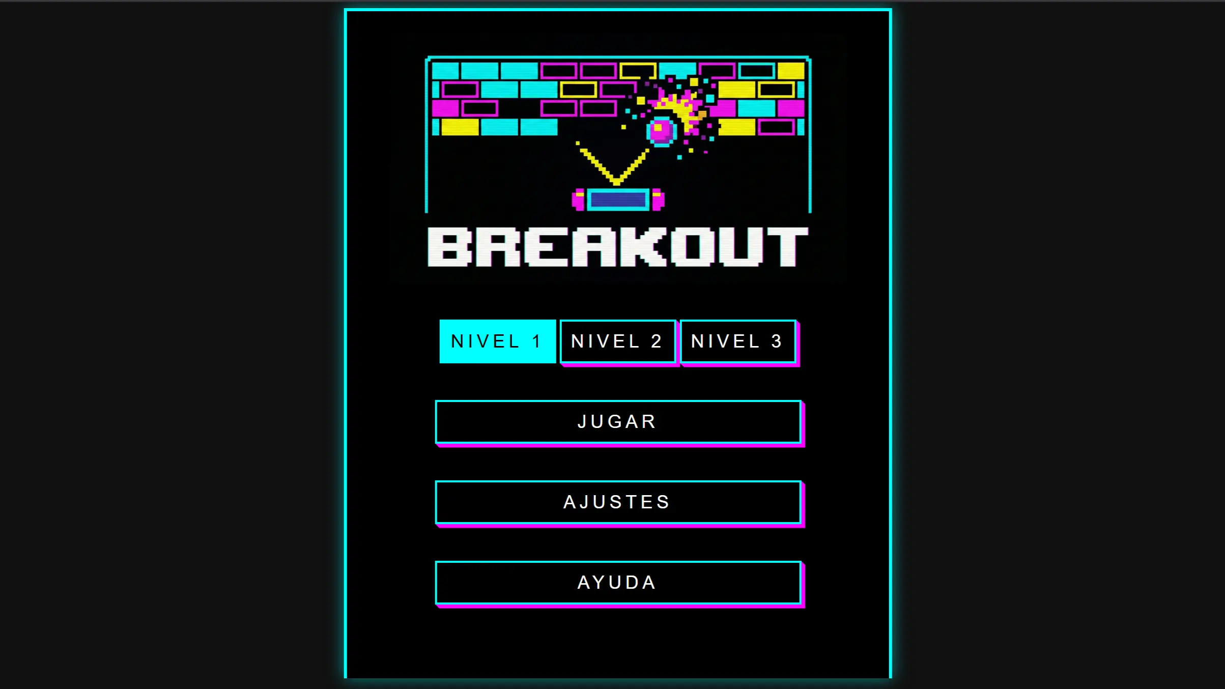 Vista previa de Breakout Game